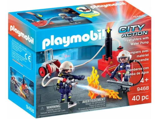 Playmobil Bomberos Con Bomba De Agua 9468 -Playmobil Tienda 1911147714g00