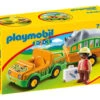 Playmobil 1,2,3 Vehiculo Del Zoo Con Rinoceronte Playmobil 70182 -Playmobil Tienda 1999950882g00