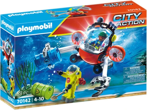 Playmobil Rescate Marítimo Operacion Medioambiente Con Bote De Buceo 70142 -Playmobil Tienda 1999962511g00