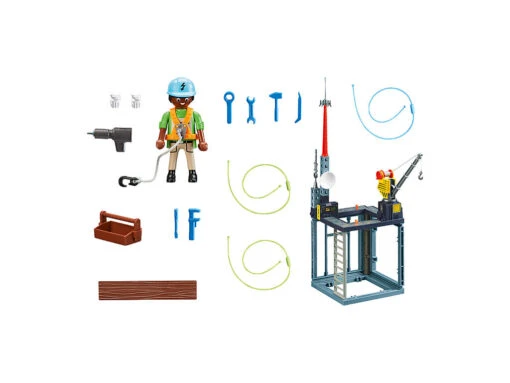 Playmobil Starter Pack Construcción Con Grúa 70816 -Playmobil Tienda 1999962605g01