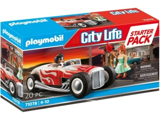 Playmobil Starter Pack Hot Rod 71078 -Playmobil Tienda 1999964538g00