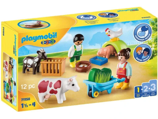 Playmobil 1.2.3 Diversión En La Granja 71158 -Playmobil Tienda 1999964605g00