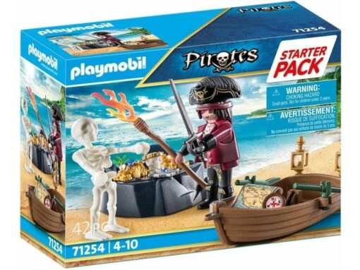 Playmobil Starter Pack Pirata Con Bote De Remos 71254 -Playmobil Tienda 1999968595g00