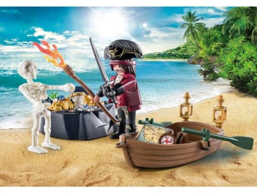 Playmobil Starter Pack Pirata Con Bote De Remos 71254 -Playmobil Tienda 1999968595g01