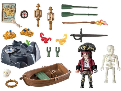 Playmobil Starter Pack Pirata Con Bote De Remos 71254 -Playmobil Tienda 1999968595g03