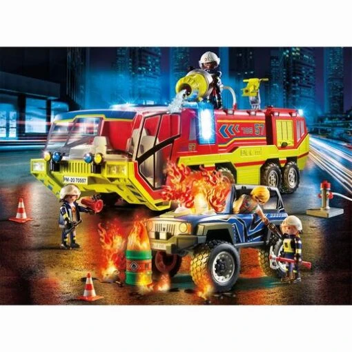 Playmobil - Operación De Rescate Con Camión De Bomberos 70557 -Playmobil Tienda medias 104