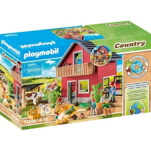 Playmobil - Casa De Campo Y Animales De Granja Playmobil Country ㅤ -Playmobil Tienda medias 1392