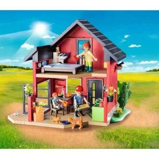 Playmobil - Casa De Campo Y Animales De Granja Playmobil Country ㅤ -Playmobil Tienda medias 1393