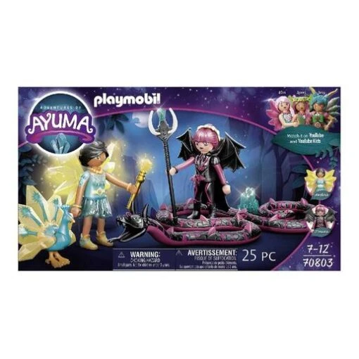 Playmobil - Adventures Of Ayuma - Cristal Fairy Y Bat Fairy Con Animales Del Alma - 70803 -Playmobil Tienda medias 1404