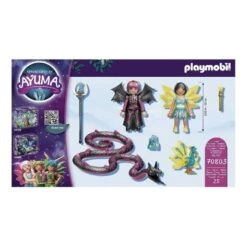 Playmobil - Adventures Of Ayuma - Cristal Fairy Y Bat Fairy Con Animales Del Alma - 70803 -Playmobil Tienda medias 1405