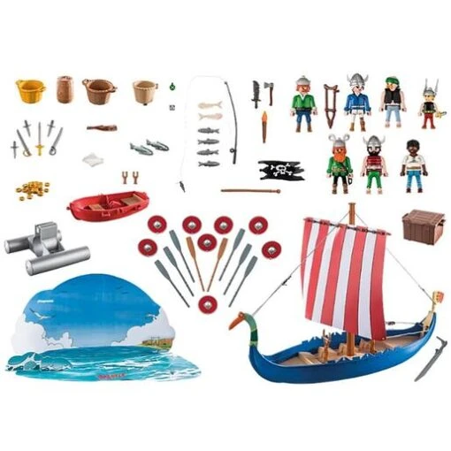 Playmobil - Calendario De Adviento Asterix Y Los Piratas - 71087 -Playmobil Tienda medias 1407