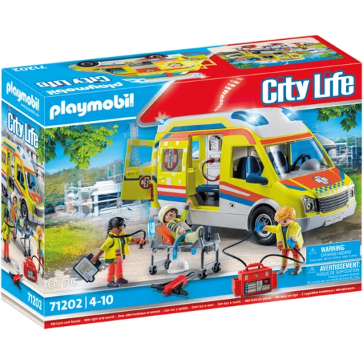 PLAYMOBIL® Ambulancia Con Luz Y Sonido -Playmobil Tienda playmobil ambulancia con luz y sonido a394624