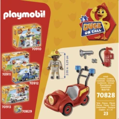 PLAYMOBIL ® Coche De Bomberos Mini Duck On Call -Playmobil Tienda playmobil coche de bomberos mini duck on call a330375 3