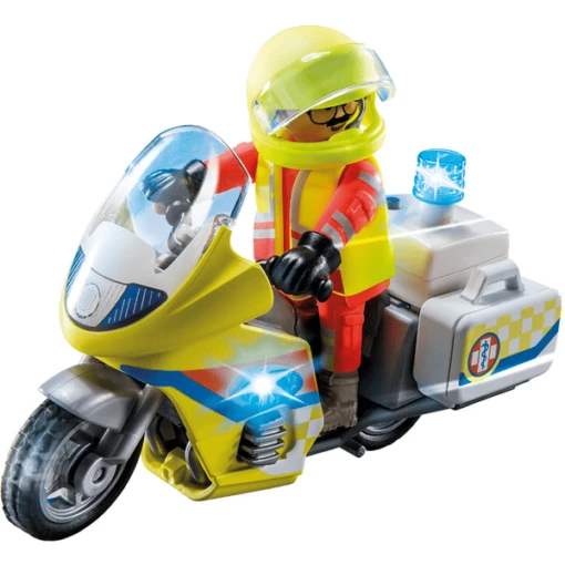 PLAYMOBIL ® Médico De Urgencias En Moto Con Luz Intermitente -Playmobil Tienda playmobil medico de urgencias en moto con luz intermitente a394627 1