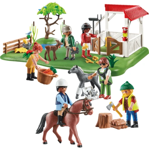 PLAYMOBIL ® Mis Cifras: Horse Rancho -Playmobil Tienda playmobil mis cifras horse rancho a378033 1