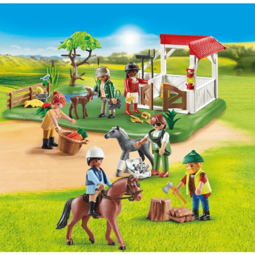 PLAYMOBIL ® Mis Cifras: Horse Rancho -Playmobil Tienda playmobil mis cifras horse rancho a378033 2